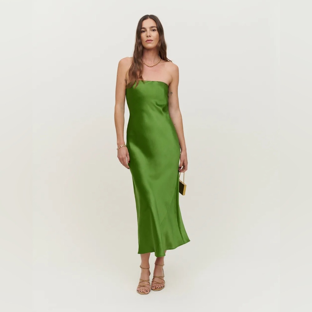 Reformation Joanne Silk Dress